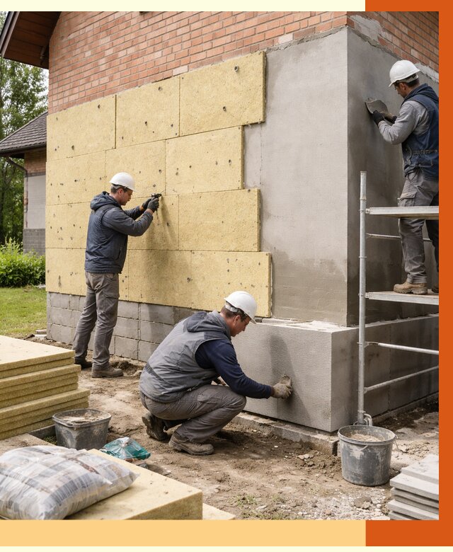 Утепление частного дома в Городце под ключ от 7592 руб/м2 — недорого | ТепломастерГрд