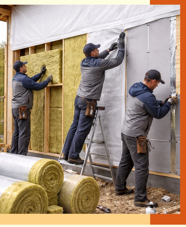 Утепление каркасного дома в Городце от 4252 руб./м2 — профессионально | ТепломастерГрд
