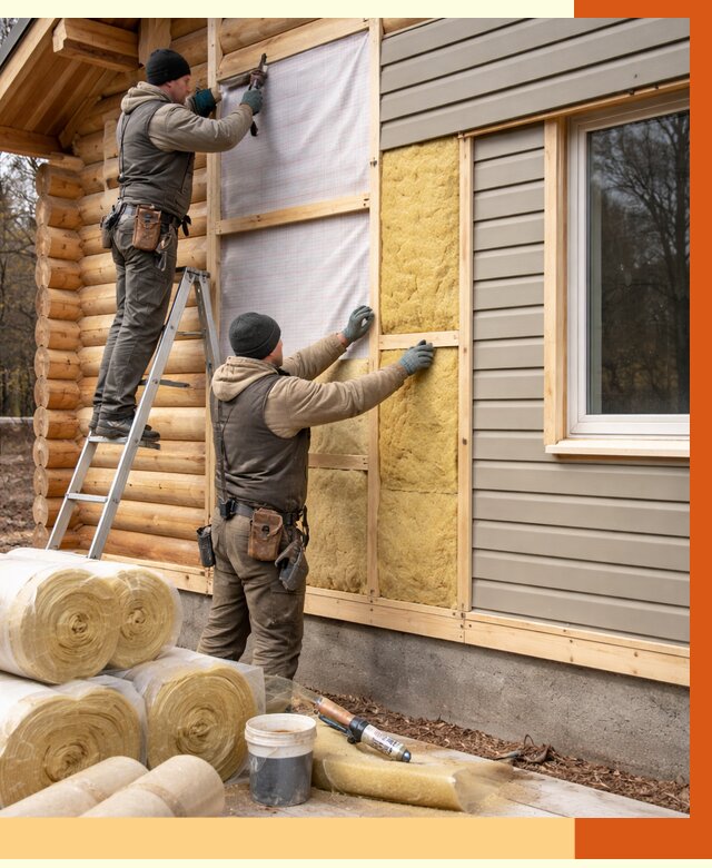 Утепление деревянного дома в Городце от 6276 руб./м2 — заказать работы | ТепломастерГрд