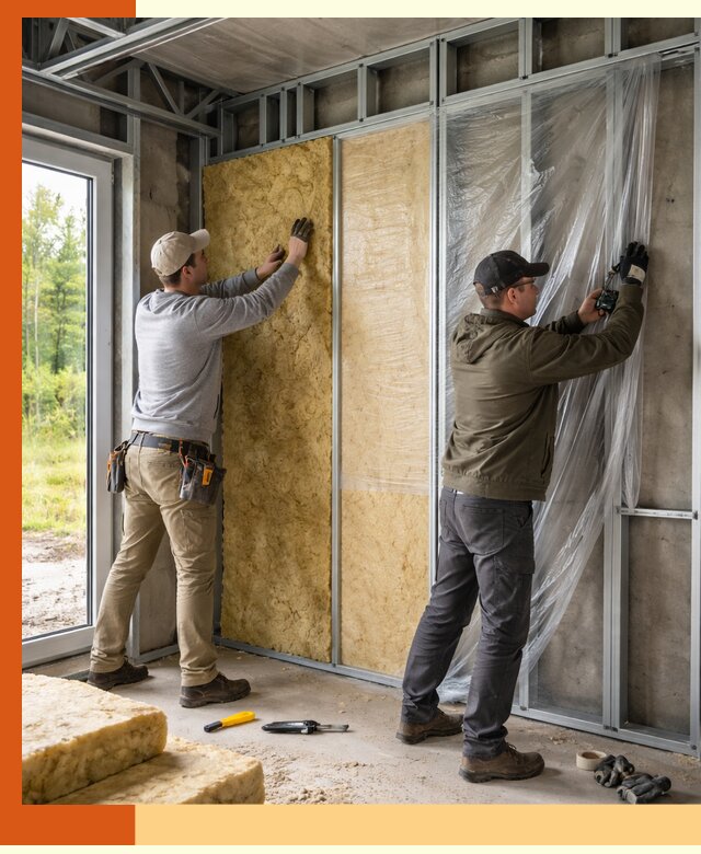 Утепление дома из ЛСТК в Городце с гарантией качества и эффективности