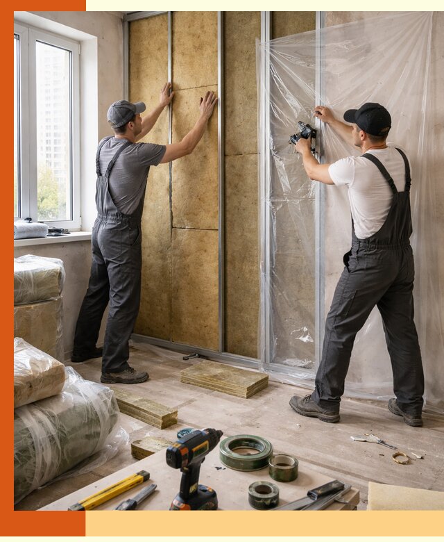 Утепление квартиры изнутри профессионально в Городце