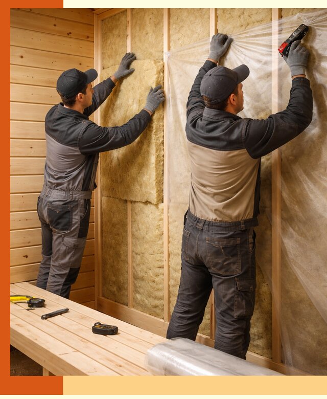 Профессиональное утепление сауны в Городце с гарантиями качества