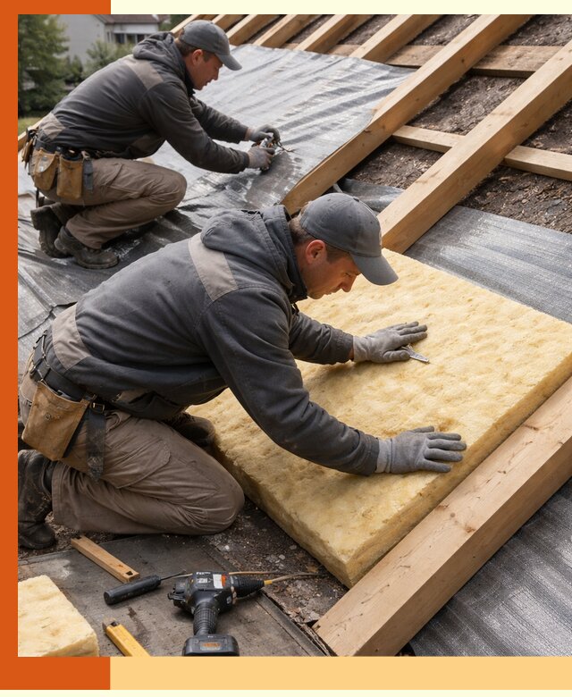 Профессиональное утепление крыши в Городце качественно и надежно