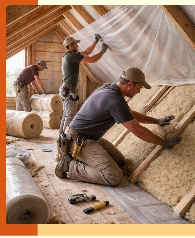 Утепление крыши изнутри в Городце: профессионально и надежно