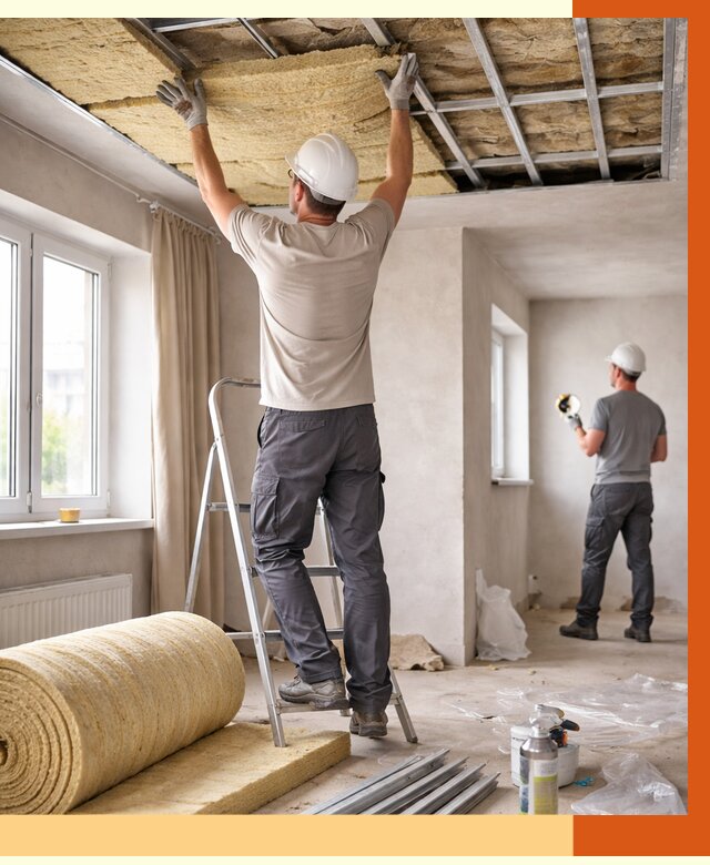 Утепление потолка в частном доме в Городце от 962 руб./м² — работы под ключ | ТепломастерГрд