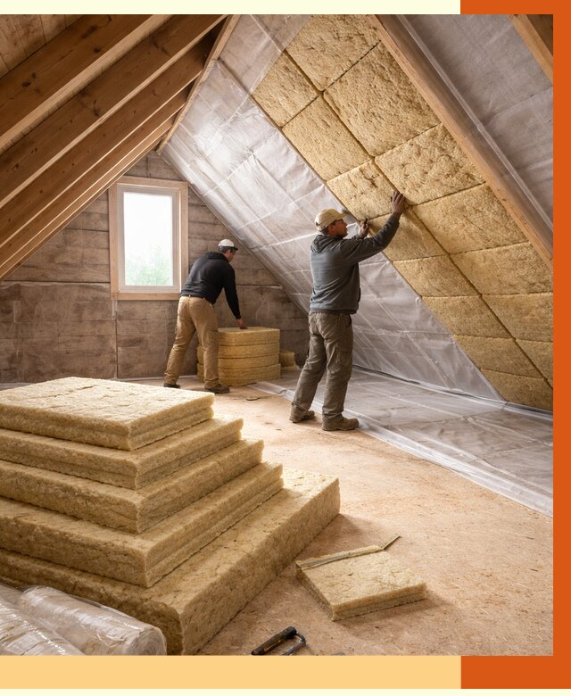 Утепление мансарды в Городце от 2531 руб/м2 — комплексно и под ключ | ТепломастерГрд