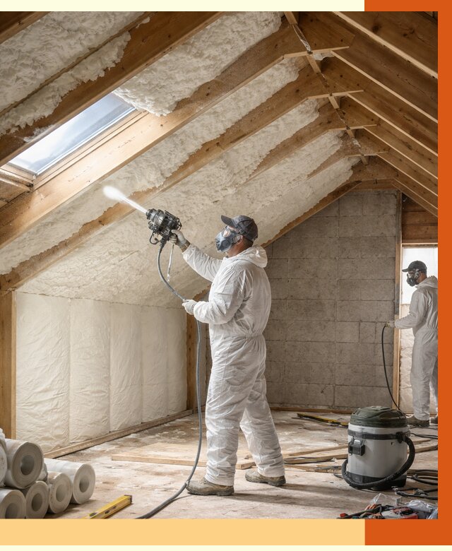 Утепление мансарды ППУ в Городце от 2784 руб./м² — заказать под ключ | ТепломастерГрд