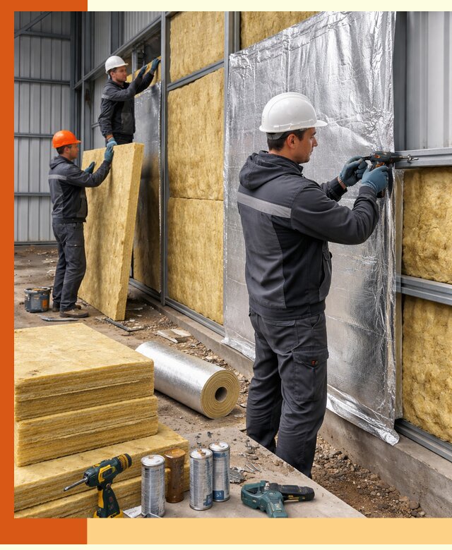 Утепление металлического ангара профессионально в Городце