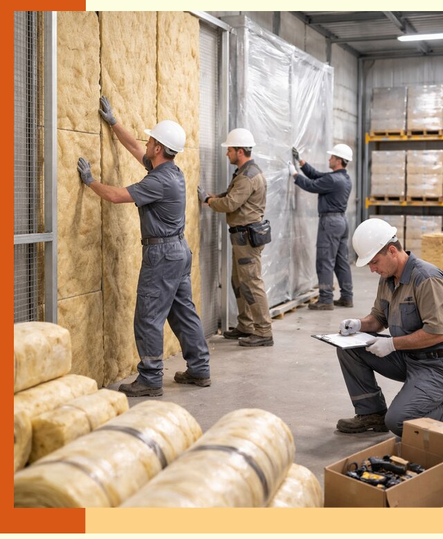 Утепление склада готовой продукции в Городце качественно и быстро