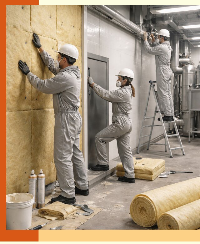 Утепление пищевого цеха под ключ в Городце