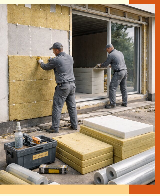 Утепление торгового павильона в Городце от 14678 руб./м² под ключ | ТепломастерГрд