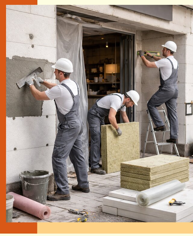 Утепление кафе в Городце: профессиональная теплоизоляция и монтаж