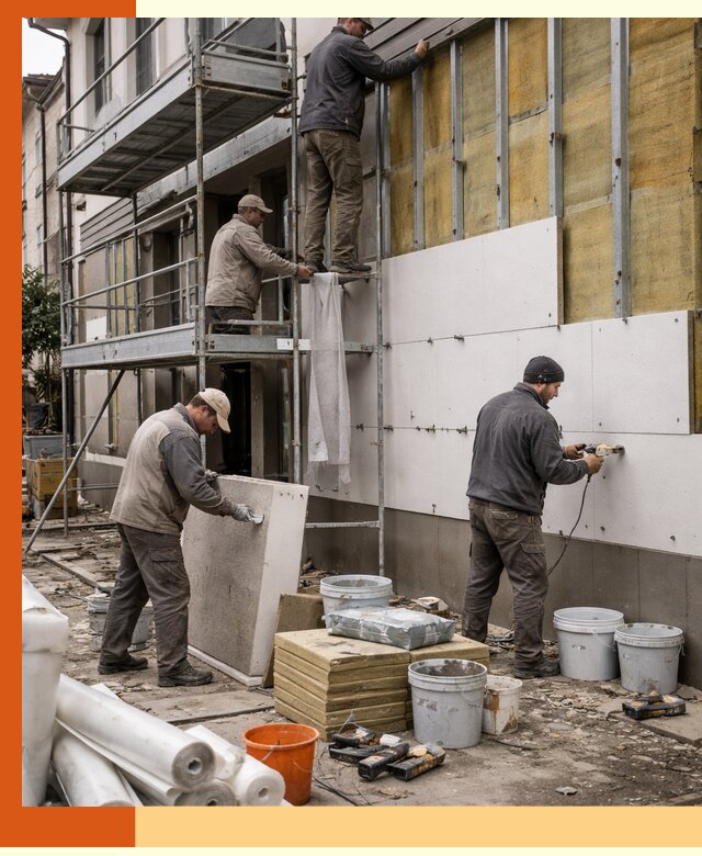 Утепление гостиницы под ключ в Городце с гарантией качества