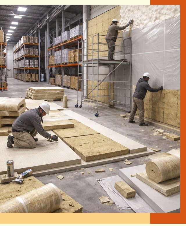 Утепление складского терминала в Городце от 7592 руб./м² под ключ | ТепломастерГрд