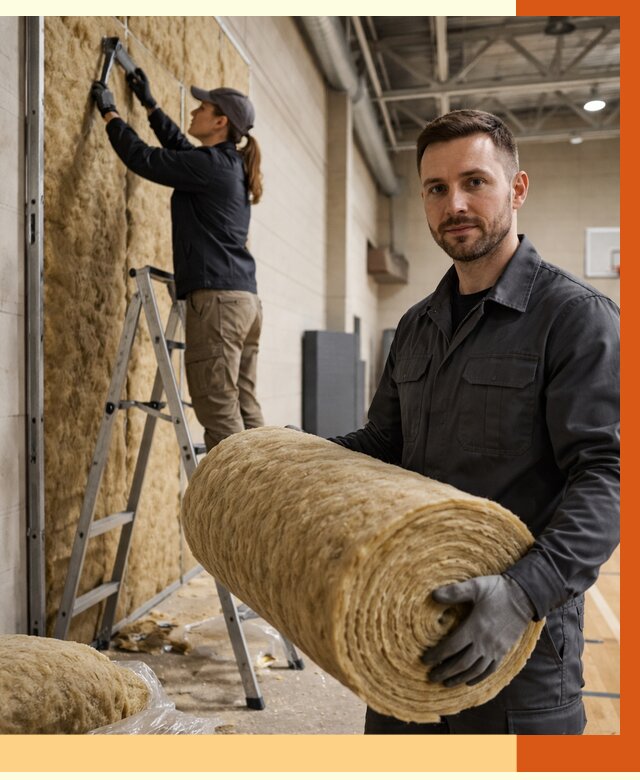 Утепление спортзала в Городце от 7592 руб/м2 — комплексное утепление под ключ | ТепломастерГрд