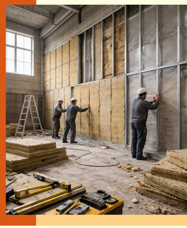 Утепление спортивного зала в Городце качественно и недорого