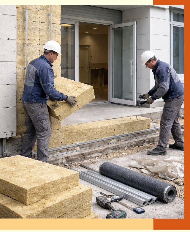 Утепление медицинского центра в Городце под ключ от 12654 руб./м² | ТепломастерГрд