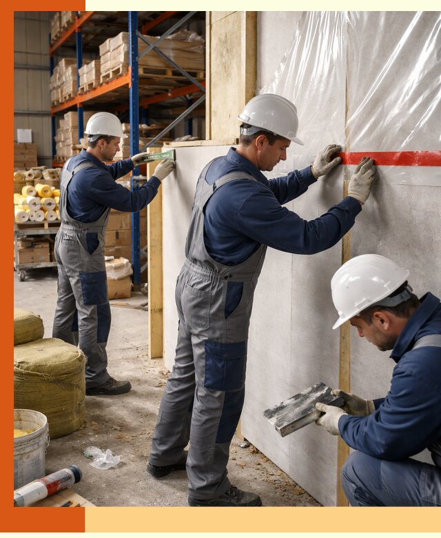 Утепление теплого склада под ключ в Городце