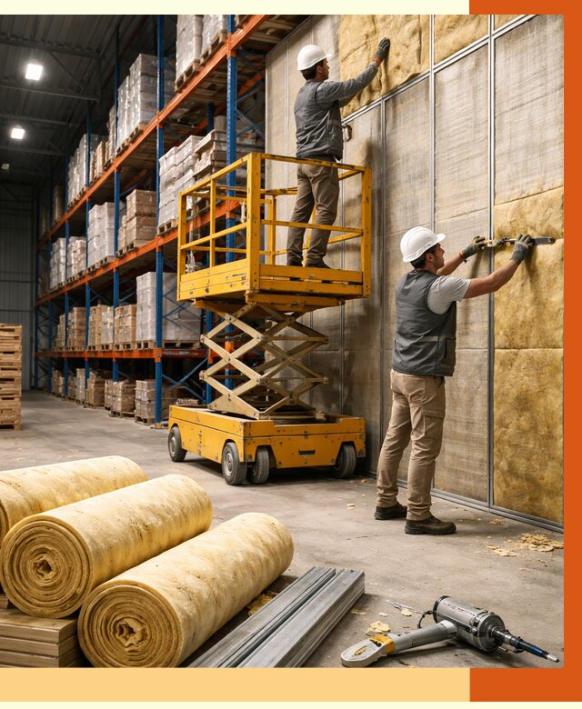 Утепление торгового склада в Городце от 3239 руб/м2 — комплексно и под ключ | ТепломастерГрд