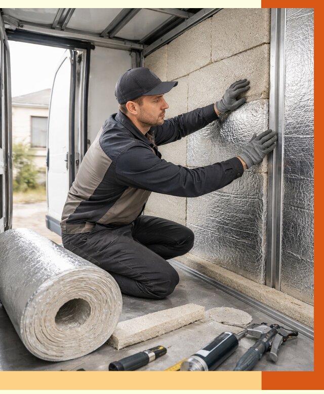 Утепление фургона рефрижератора в Городце от 12654 руб./м² под ключ | ТепломастерГрд