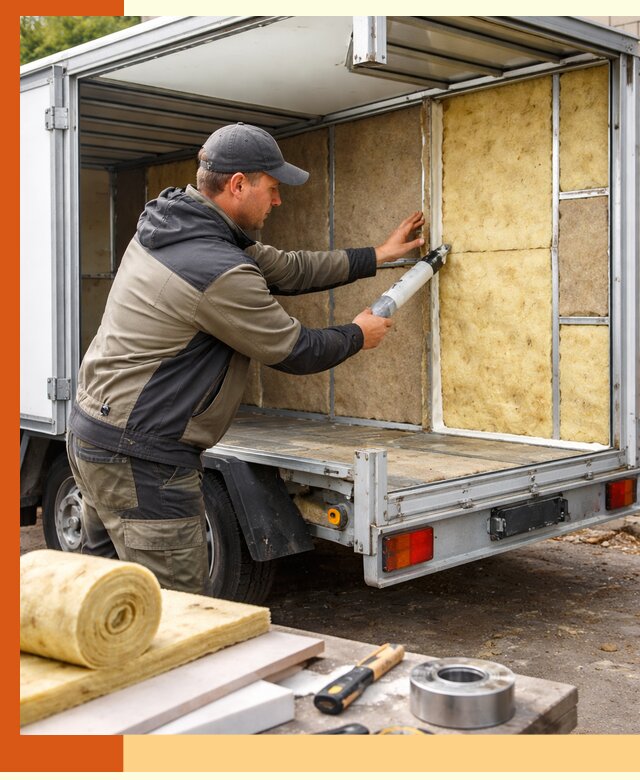 Профессиональное утепление прицепа в Городце для любых условий