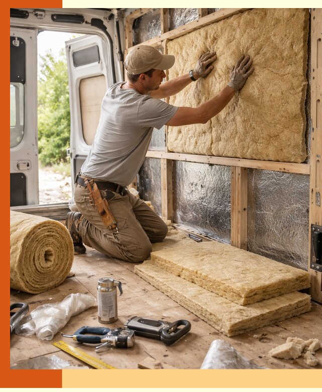 Утепление кемпера под ключ в Городце с гарантией качества