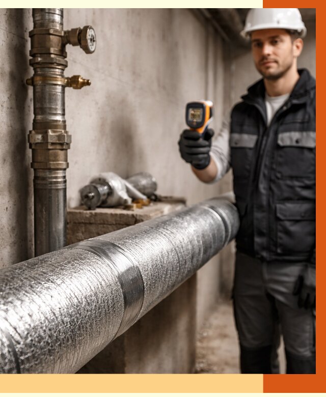 Утепление труб водоснабжения в Городце от 8605 руб. за м² — услуги ТепломастерГрд