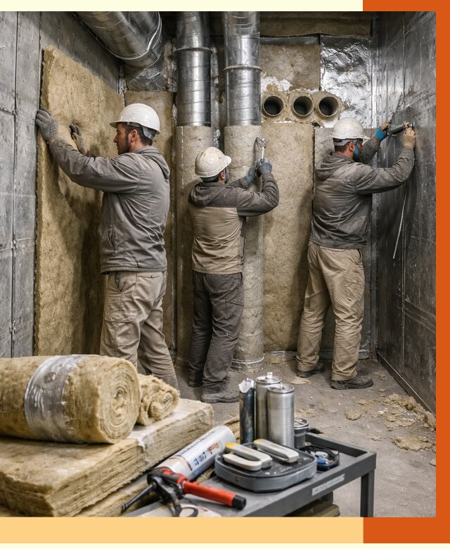 Утепление венткамеры в Городце под ключ от 1468 руб. — профессионально | ТепломастерГрд