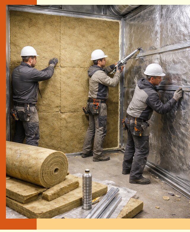 Утепление венткамеры в Городце — качественная теплоизоляция и шумопоглощение