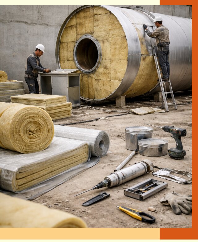 Утепление резервуара с топливом в Городце от 27838 руб. под ключ | ТепломастерГрд