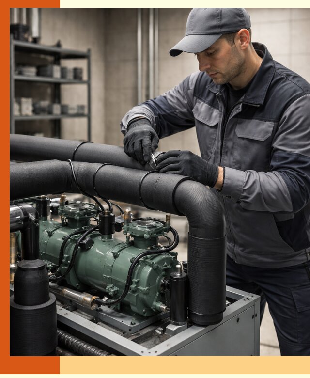 Утепление холодильного агрегата и теплоизоляция в Городце