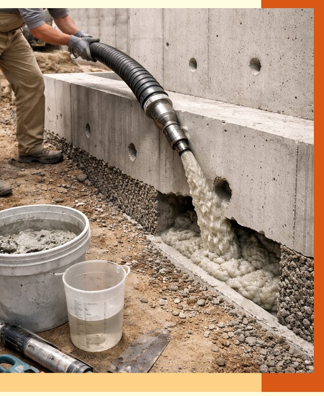 Заполнение полостей фундамента в Городце от 6884 руб. под ключ | ТепломастерГрд