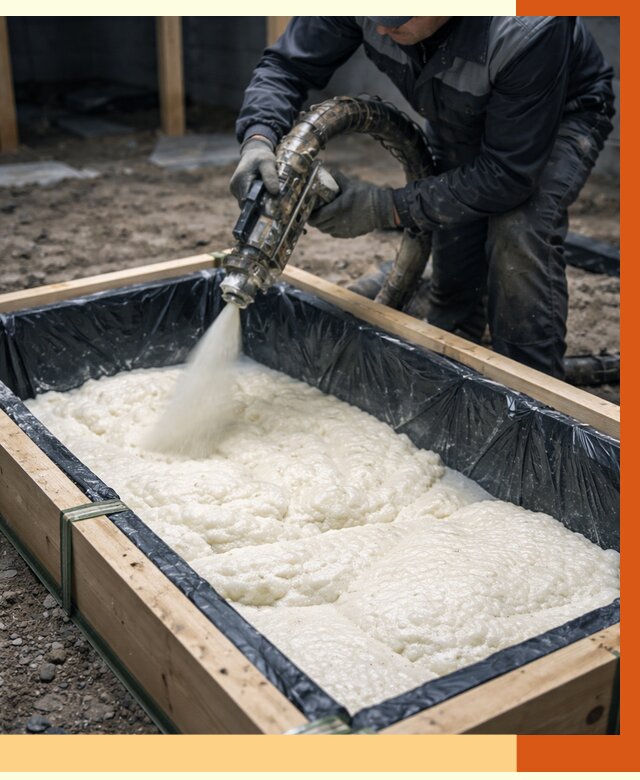 Заливка ППУ в формы в Городце от 2531 руб. — утепление форм под ключ | ТепломастерГрд