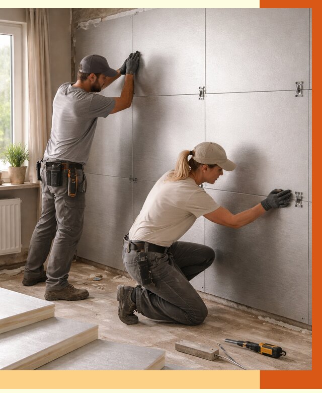 Утепление PIR панелями в Городце от 4252 руб. под ключ | ТепломастерГрд