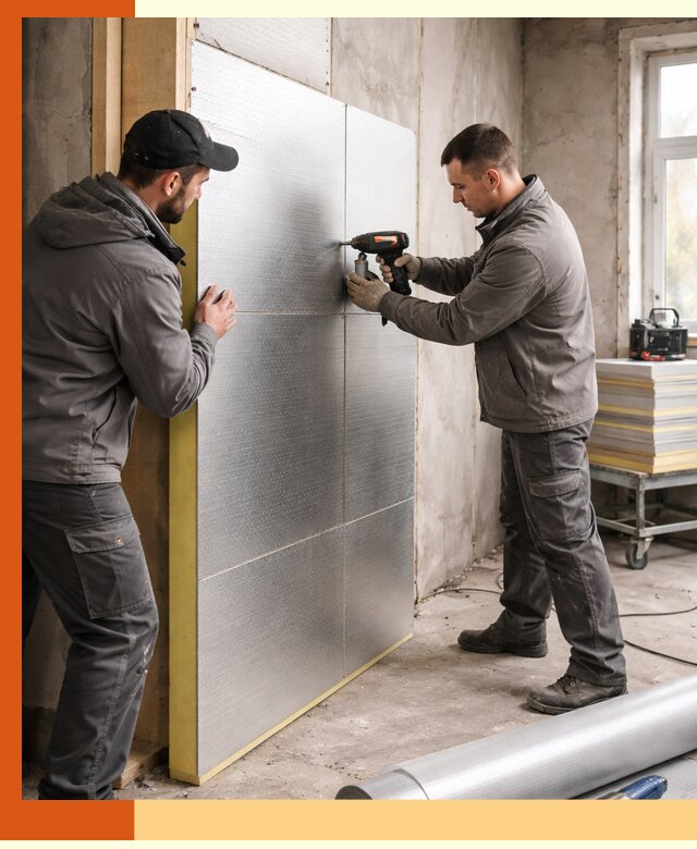 Утепление PIR панелями домов и зданий в Городце