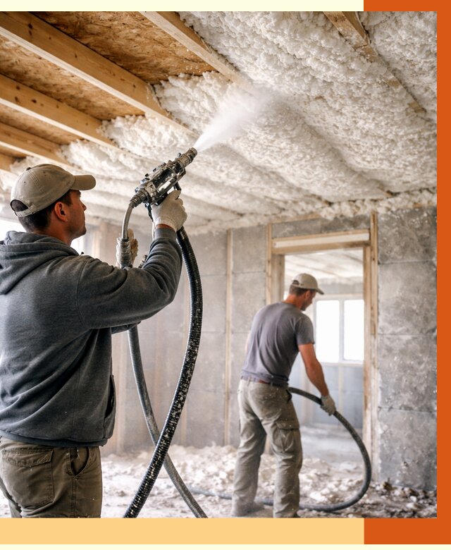 Утепление пеноизолом в Городце от 1620 руб./м2 под ключ | ТепломастерГрд