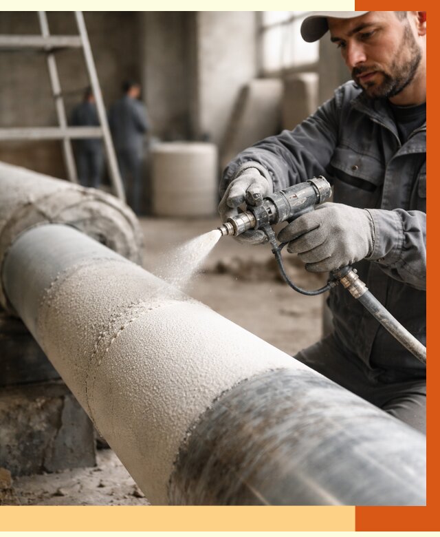 Утепление труб жидкой теплоизоляцией в Городце от 7592 руб. под ключ | ТепломастерГрд