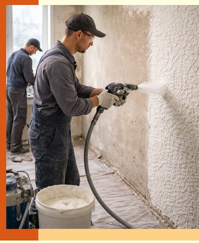 Утепление стен жидкой теплоизоляцией в Городце для квартир и домов