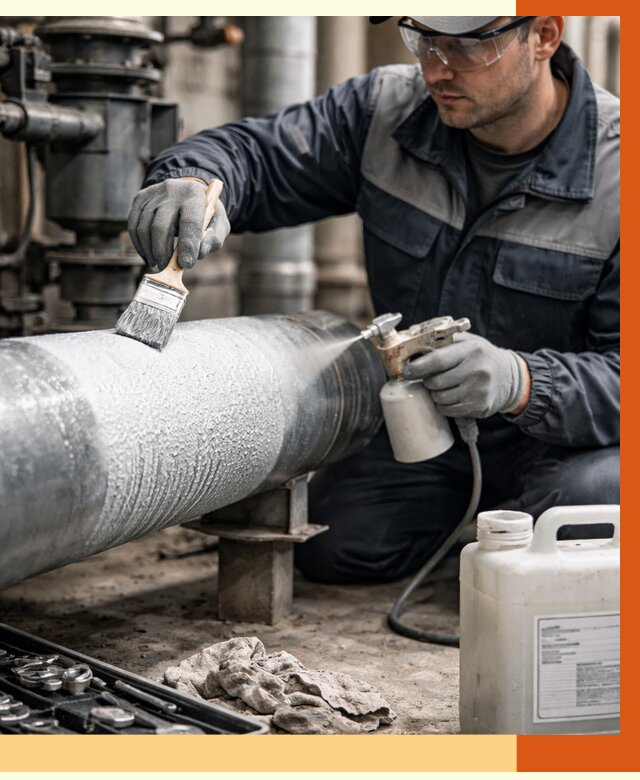 Утепление оборудования жидкой теплоизоляцией в Городце от 4555 руб. | ТепломастерГрд