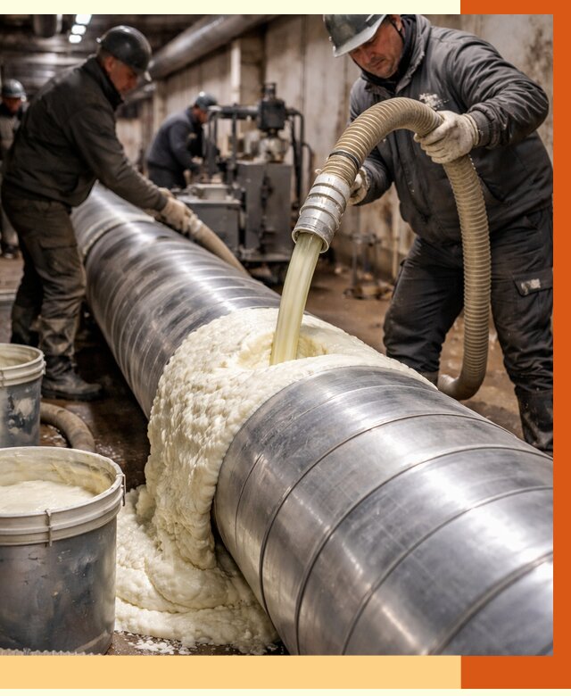 Утепление теплотрассы жидкой теплоизоляцией в Городце от 4252 руб. | ТепломастерГрд