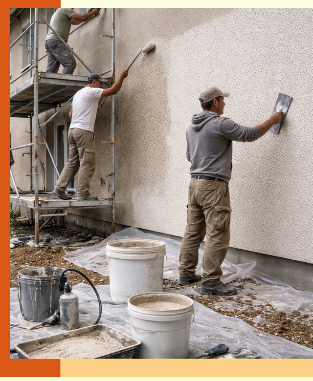 Утепление фасада жидкой пробкой в Городце