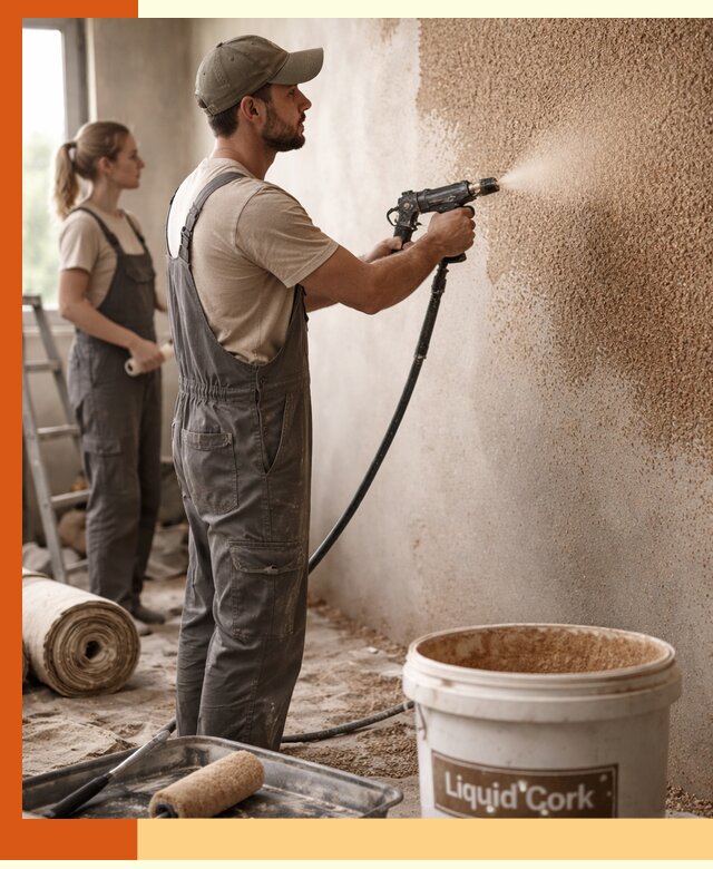 Утепление стен жидкой пробкой в Городце эффективное и долговечное