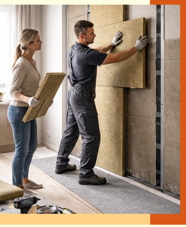 Профессиональная шумоизоляция квартиры в Городце от 7592 руб. за м2 | ТепломастерГрд