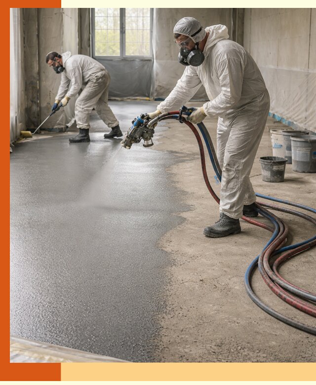 Гидроизоляция полимочевиной полов и конструкций в Городце