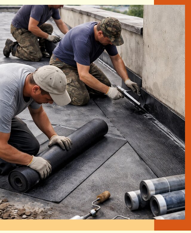 Гидроизоляция кровли в Городце от 4555 руб. — профессиональная гидроизоляция крыши | ТепломастерГрд