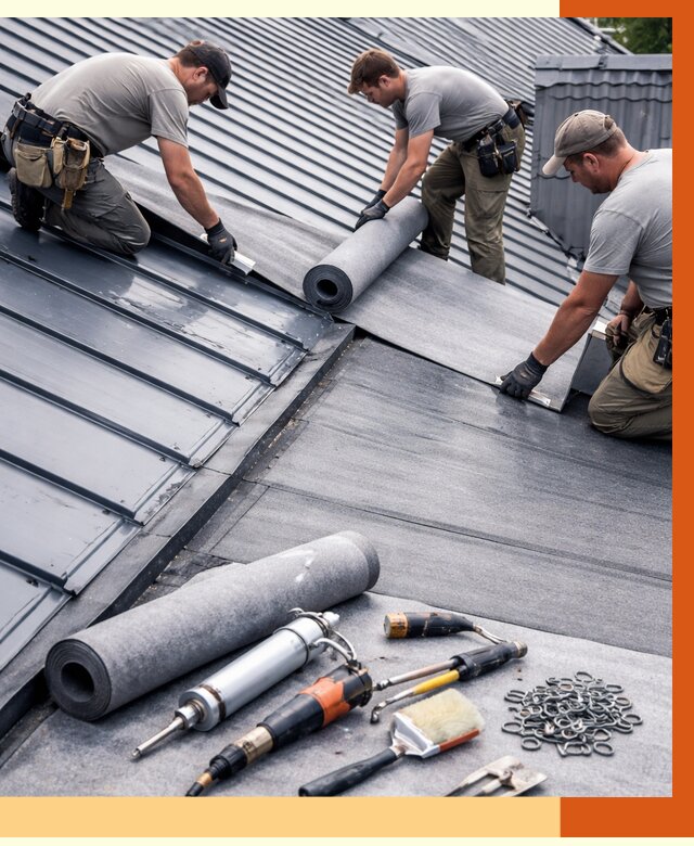 Гидроизоляция металлической кровли полимочевиной в Городце от 8605 руб. | ТепломастерГрд