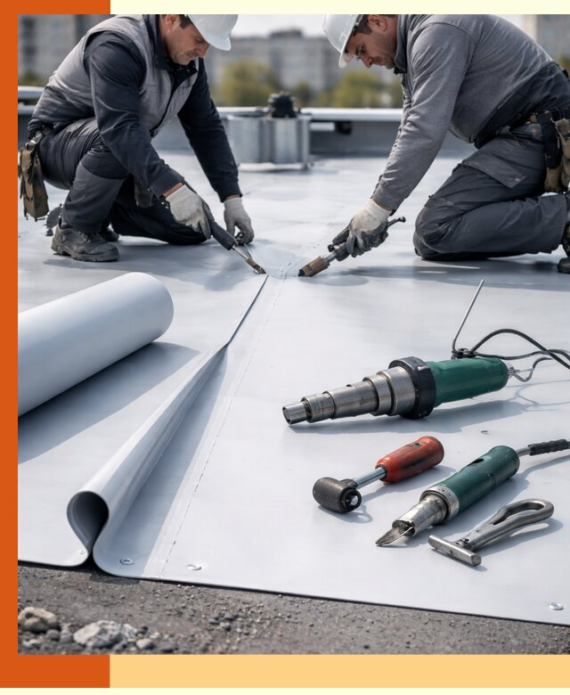 Гидроизоляция мембранной кровли в Городце: монтаж и ремонт быстро