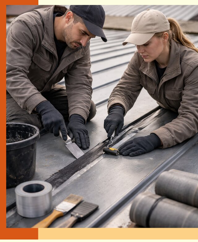 Гидроизоляция фальцевой кровли в Городце качественно и надежно