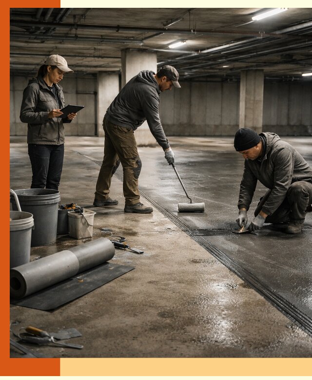 Гидроизоляция паркинга в Городце: качественная защита зданий