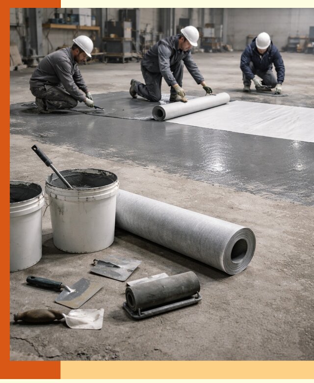 Гидроизоляция промышленного пола в Городце — защита и долговечность